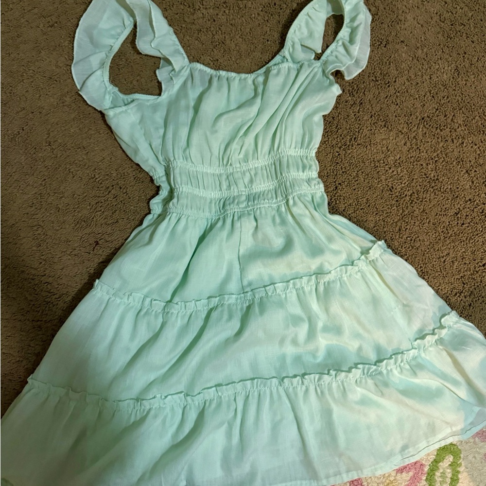 MINTGREEN/ LIGHT BLUE ALTARD STATE DRESS